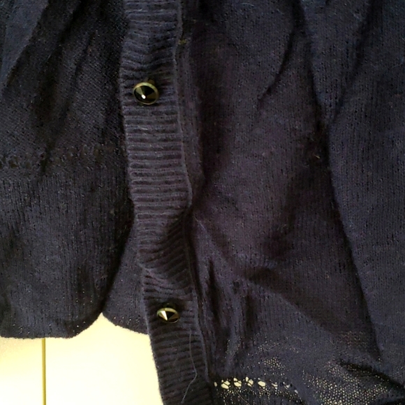 AE Cardigan XXL Navy 3/4 sleeves - Picture 3 of 4